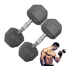 [A000027685] Par de Mancuernas Hexagonales IronFit 25 Lbs