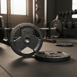 [A000028615] Par de Discos de Acero IronFit 20kg 2"