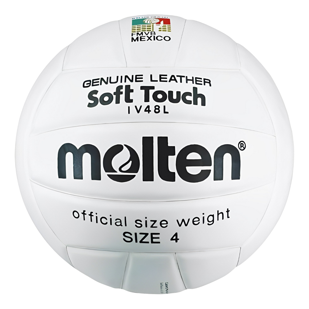Balón de voleibol Molten IV48L No.4 piel natural